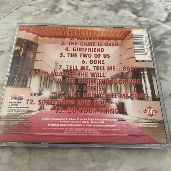 *NSYNC - Celebrity Enhanced CD - Picture 6 of 7